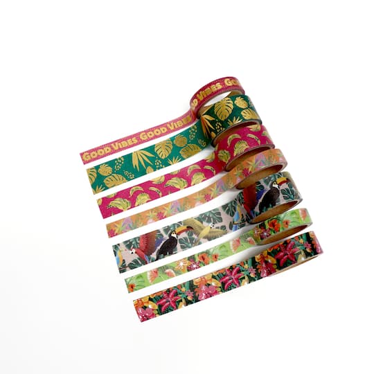 7-Piece Hothouse Washi Tape Tube by Recollections™